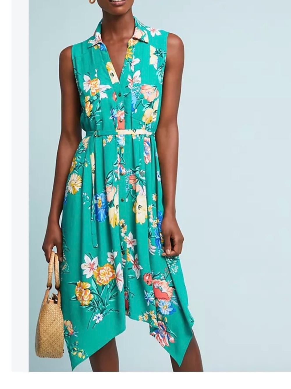 Anthropologie Maeve Rory Shirtdress